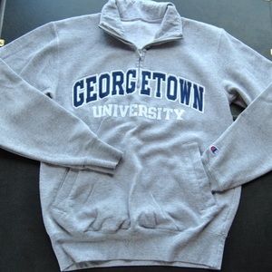 🚨SOLD🚨Georgetown Champion quarter zip Pullover Sweater